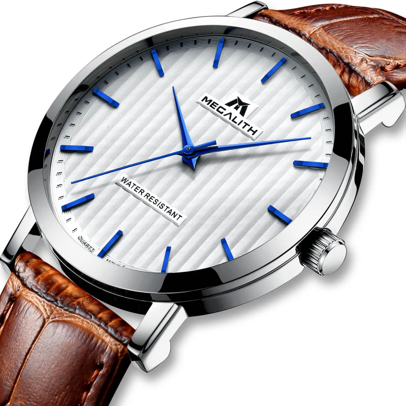 2048M | Quartz Men Watch | Leather Band