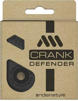 All Mountain Style AMS Crank Defenders Protect and style your cranks Black