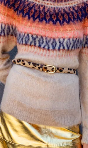 Anderson Animal Print Belt