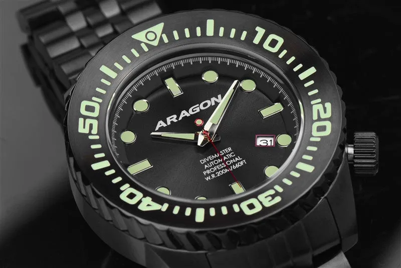 ARAGON Divemaster EVO IP Black 50mm A253BLK