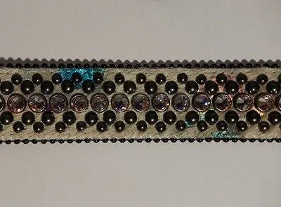 b.b. Simon 'Ice' Crystal & Pony Hair Belt