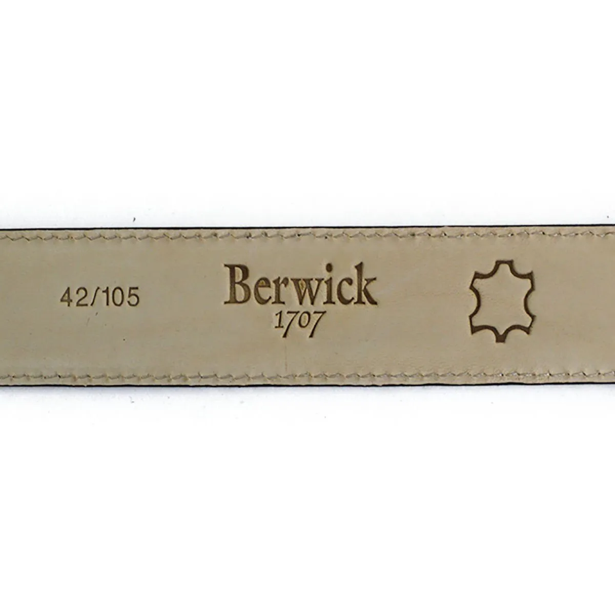 BERWICK 1707 Leather Belt - Tan