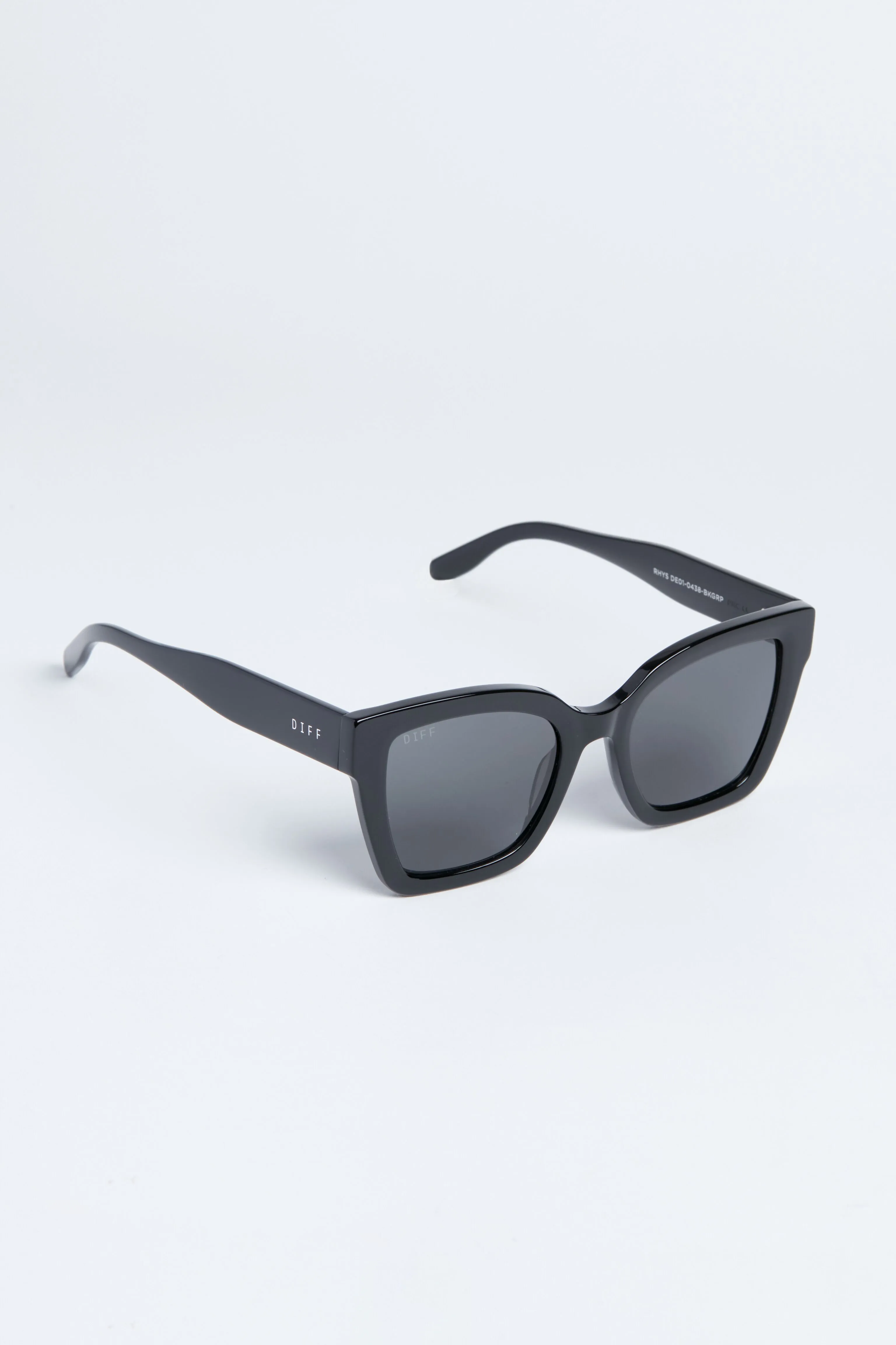 Black and Grey Polarized Rhys Sunglasses