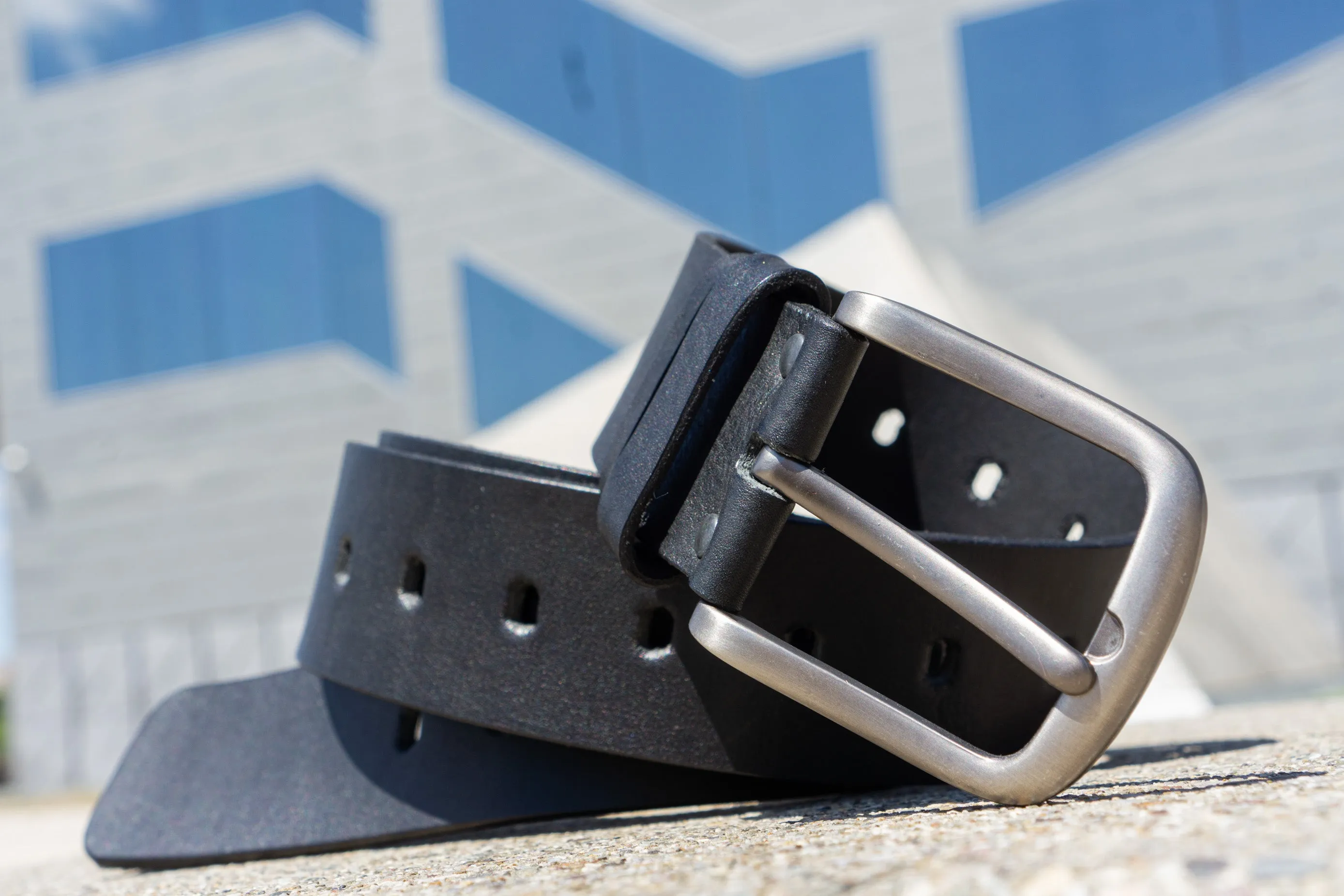 Black Leather Belt | Men’s Belt HANDCRAFTED