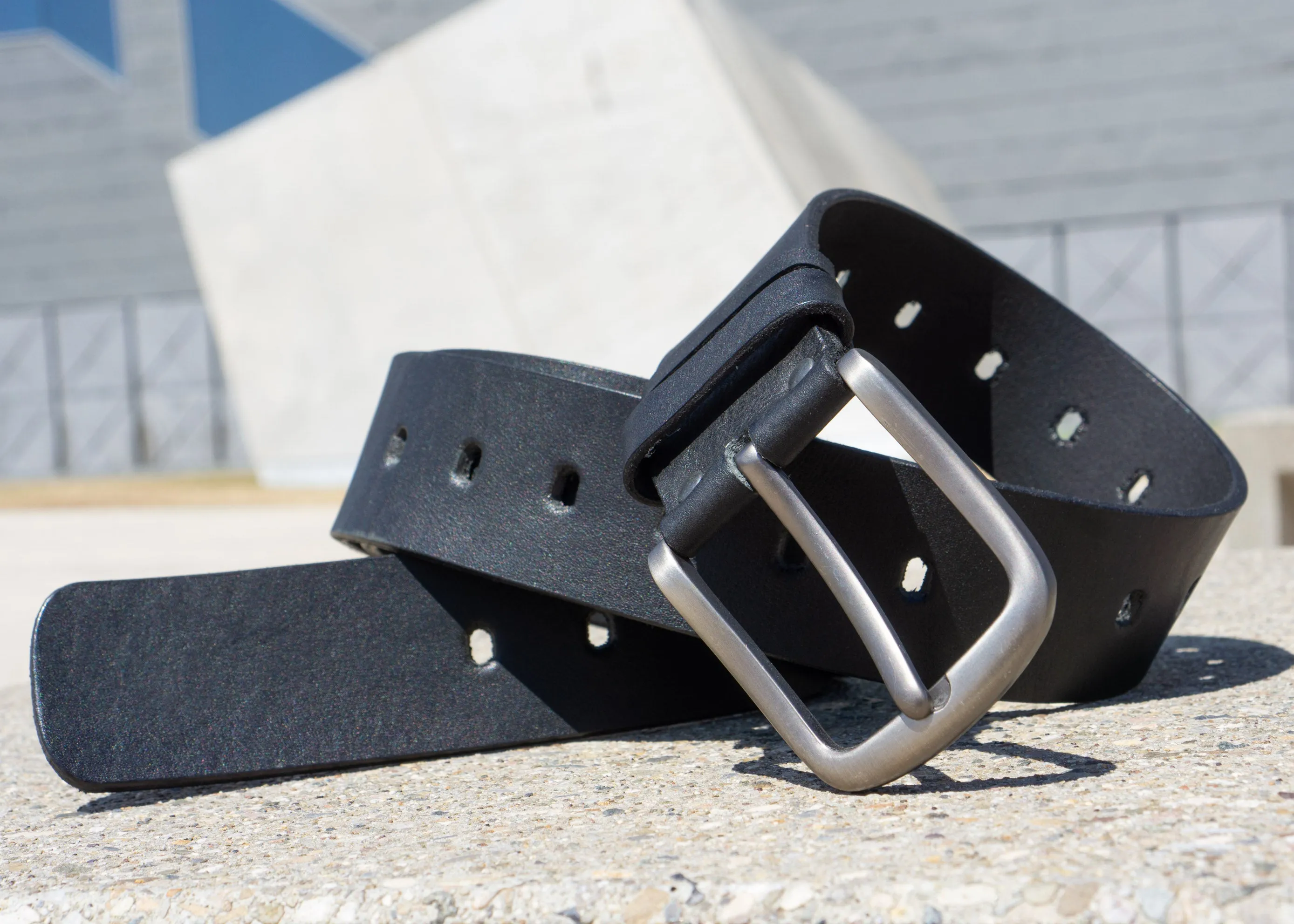 Black Leather Belt | Men’s Belt HANDCRAFTED