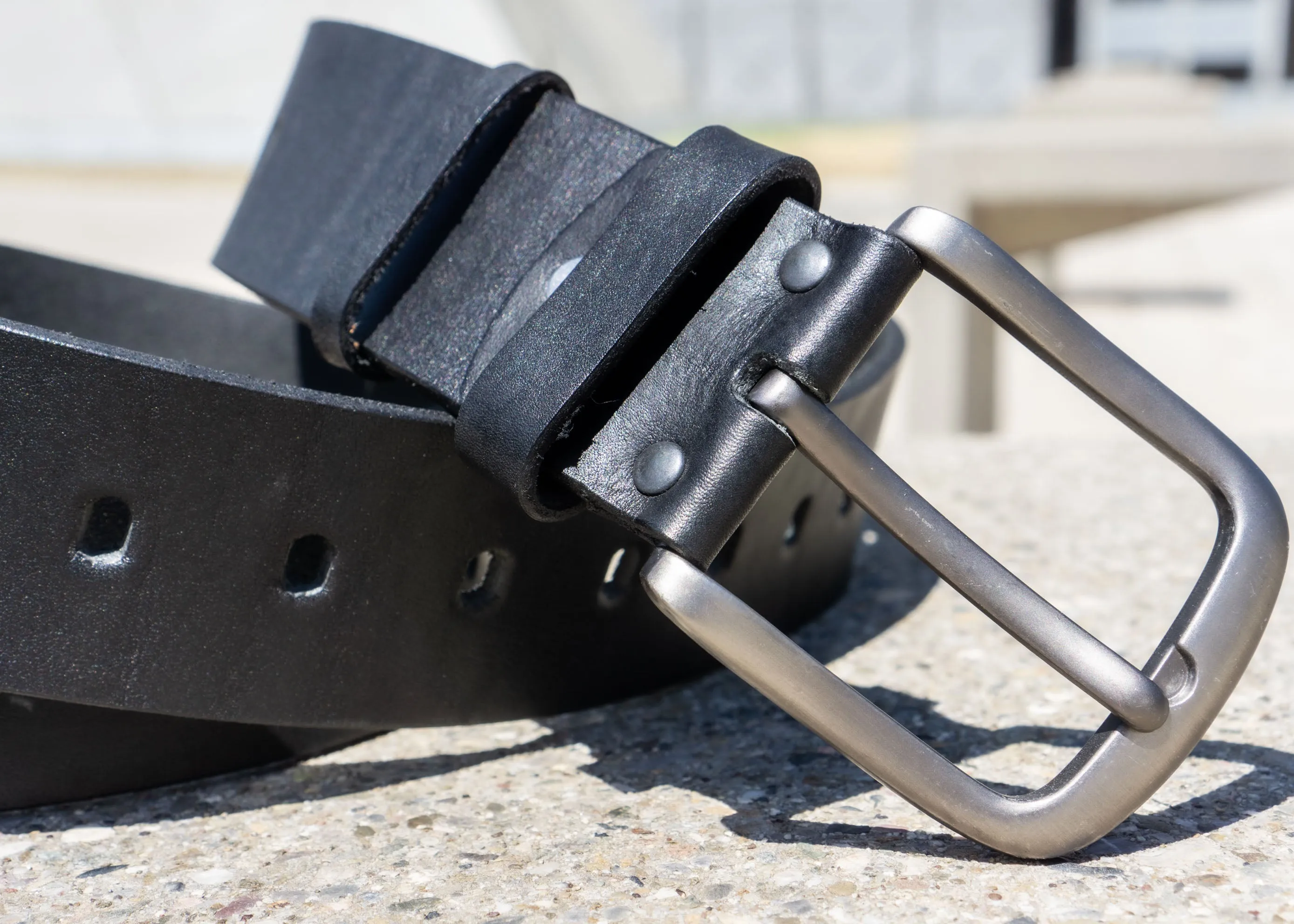 Black Leather Belt | Men’s Belt HANDCRAFTED