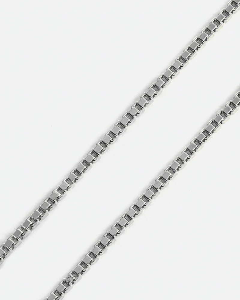 Box Chain in Sterling Silver 2mm