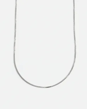 Box Chain in Sterling Silver 2mm