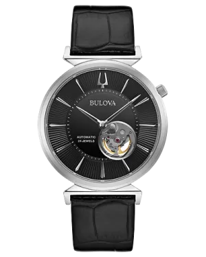 Bulova Regatta Men's Black Dial Automatic Watch 96A234