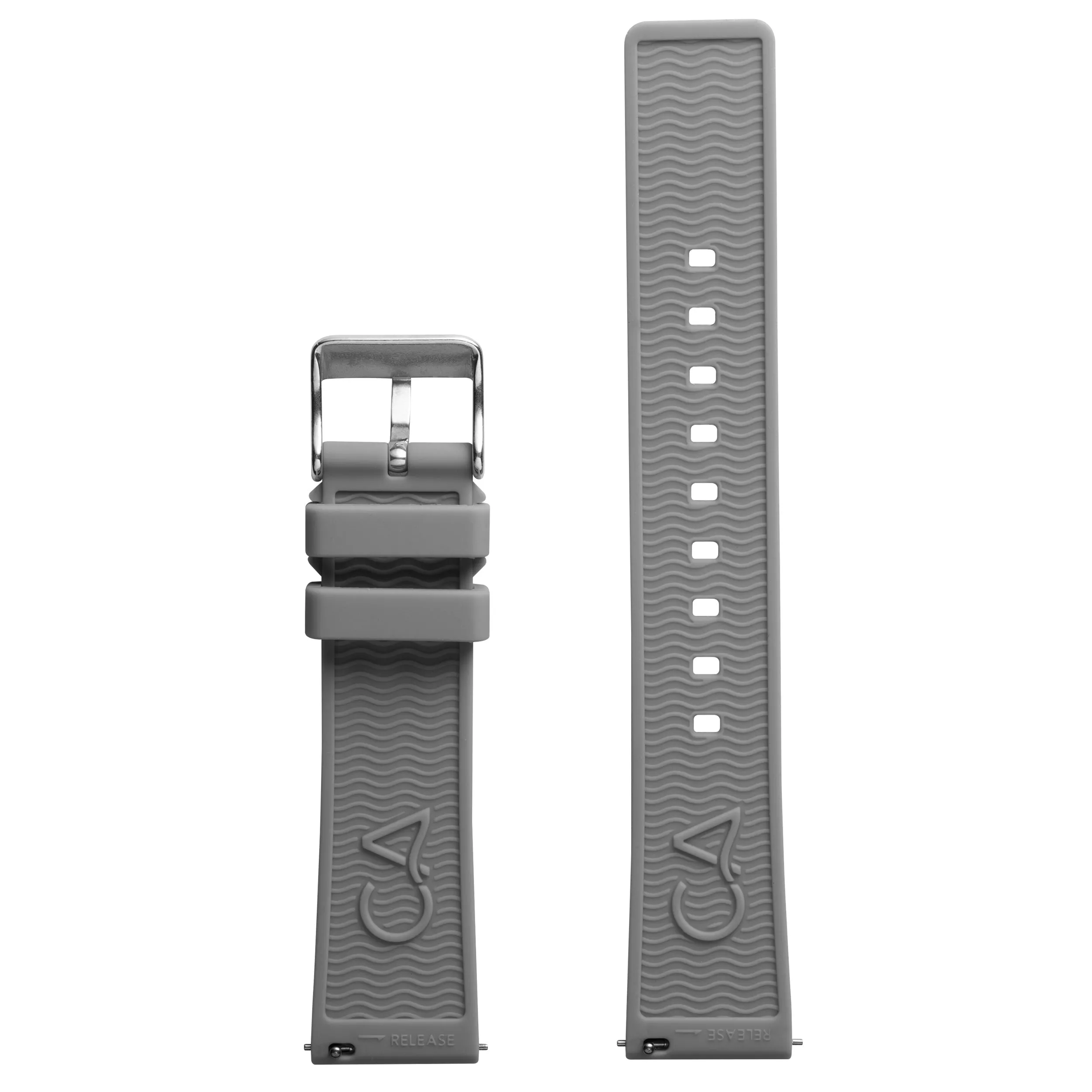 California Watch Co. 20mm Gray Silicone Strap