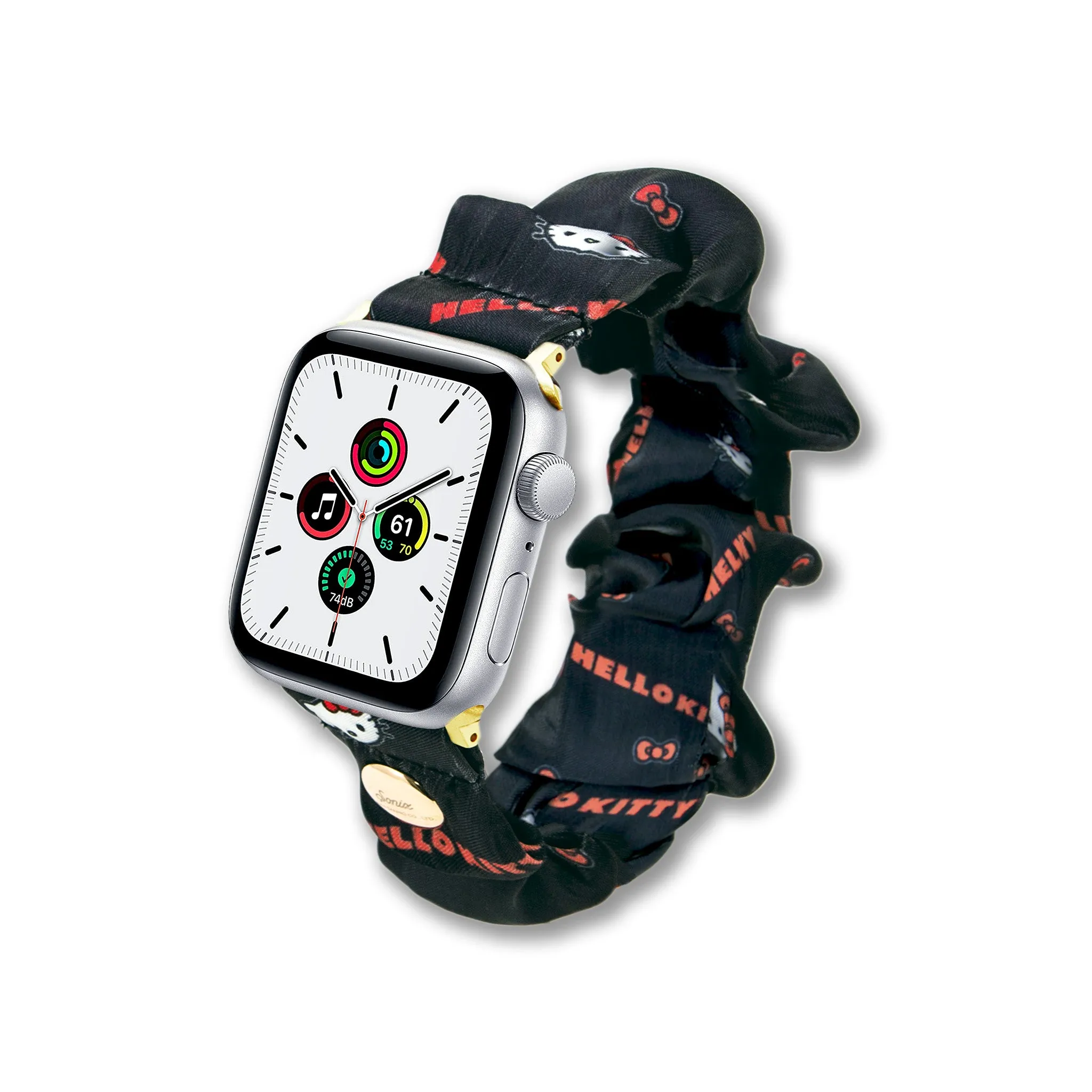 Classic Hello Kitty x Sonix Scrunchie Apple Watch Band (Black)