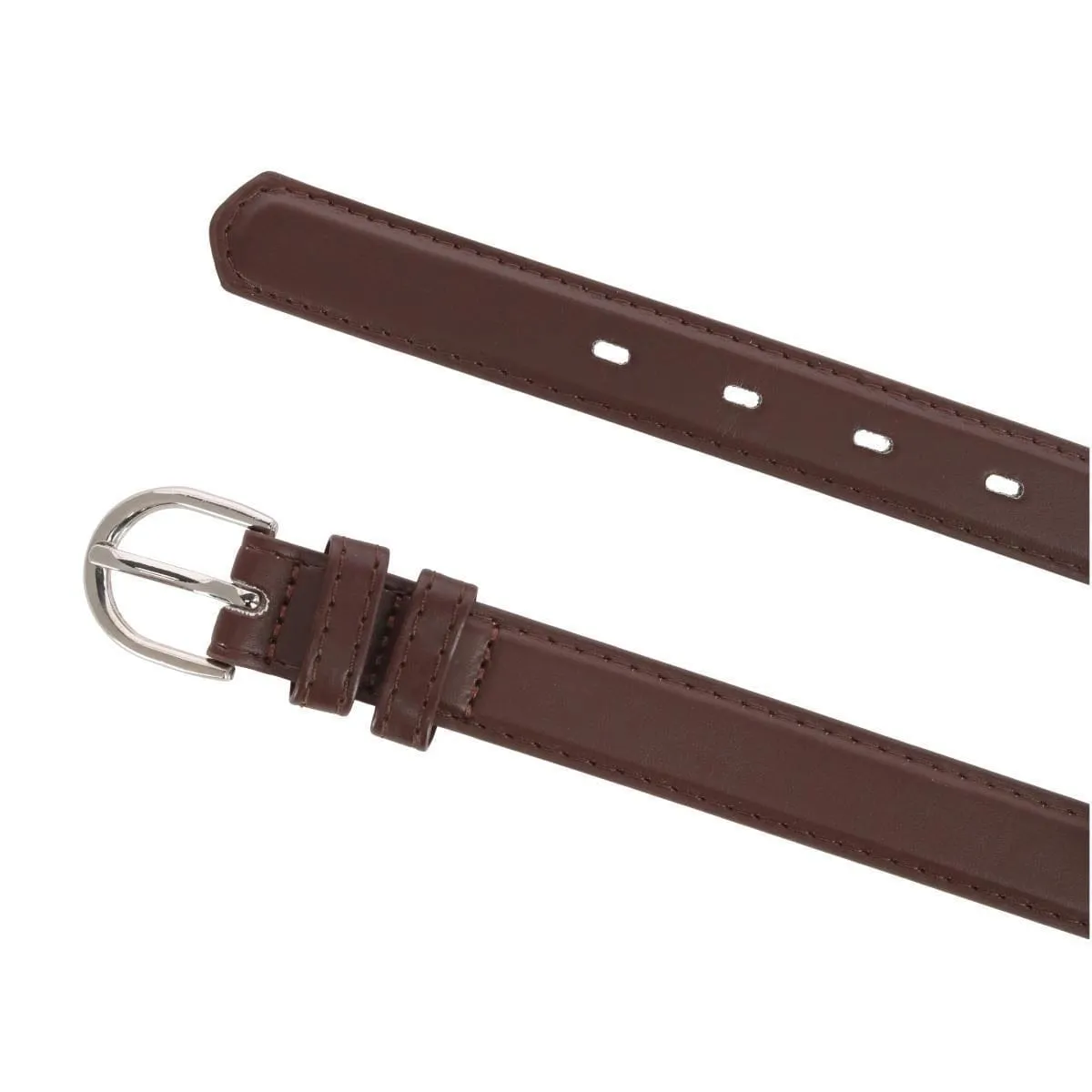 CTM® Kid's Leather 1 inch Basic Dress Belt