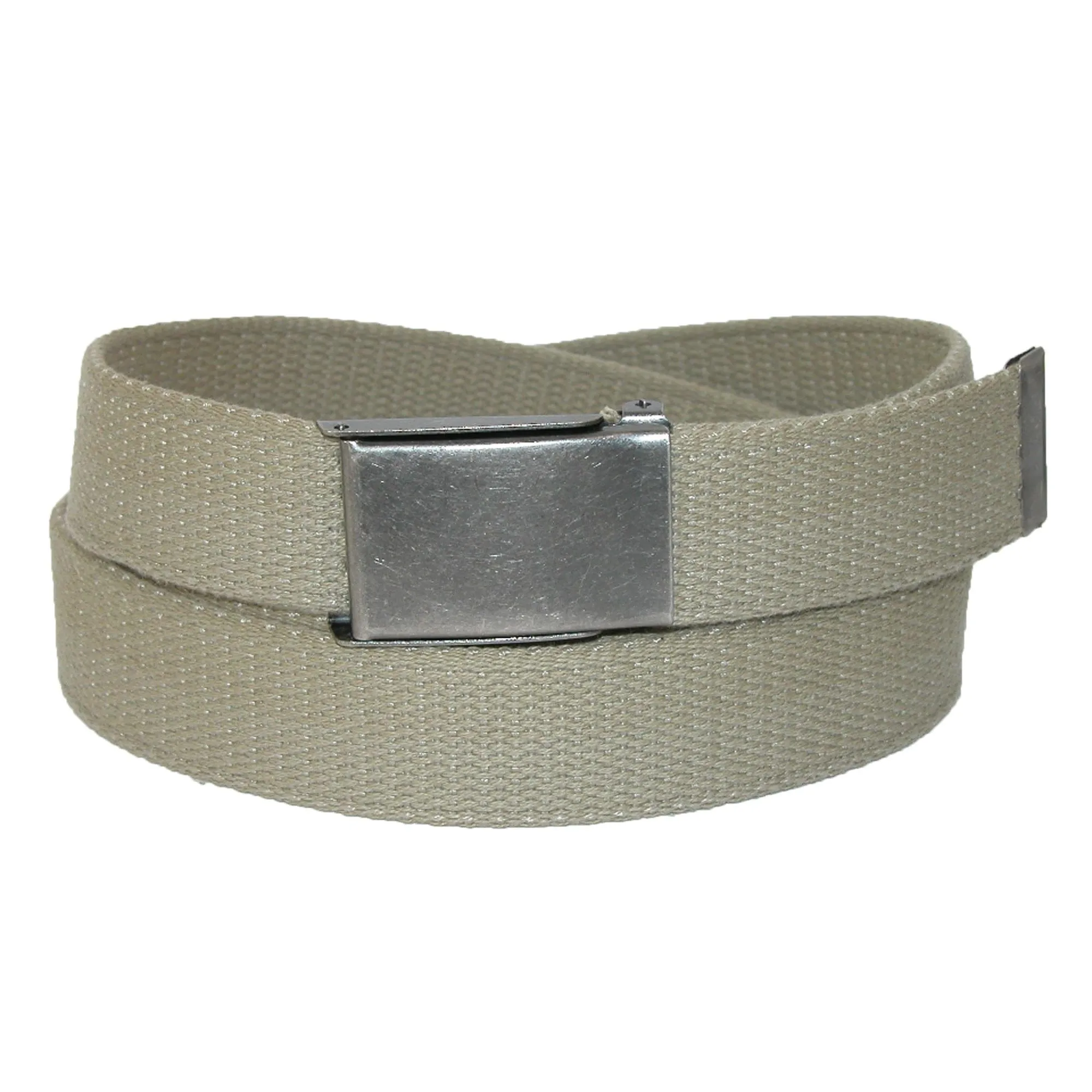 CTM® Men's Big & Tall Belt with Flip Top Nickel Buckle (Pack of 3)