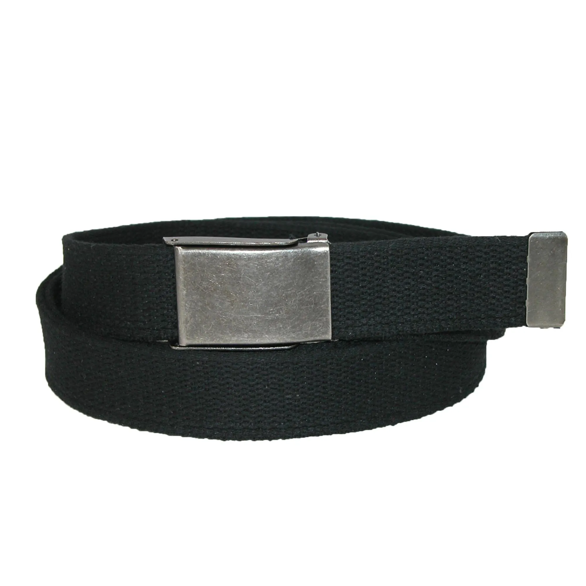 CTM® Men's Big & Tall Belt with Flip Top Nickel Buckle (Pack of 3)