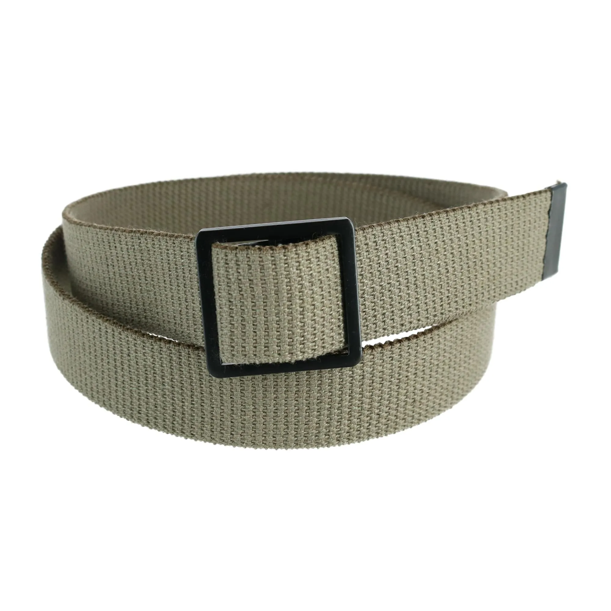 CTM® Men's Big & Tall Military Grade Belt with Open Face Buckle