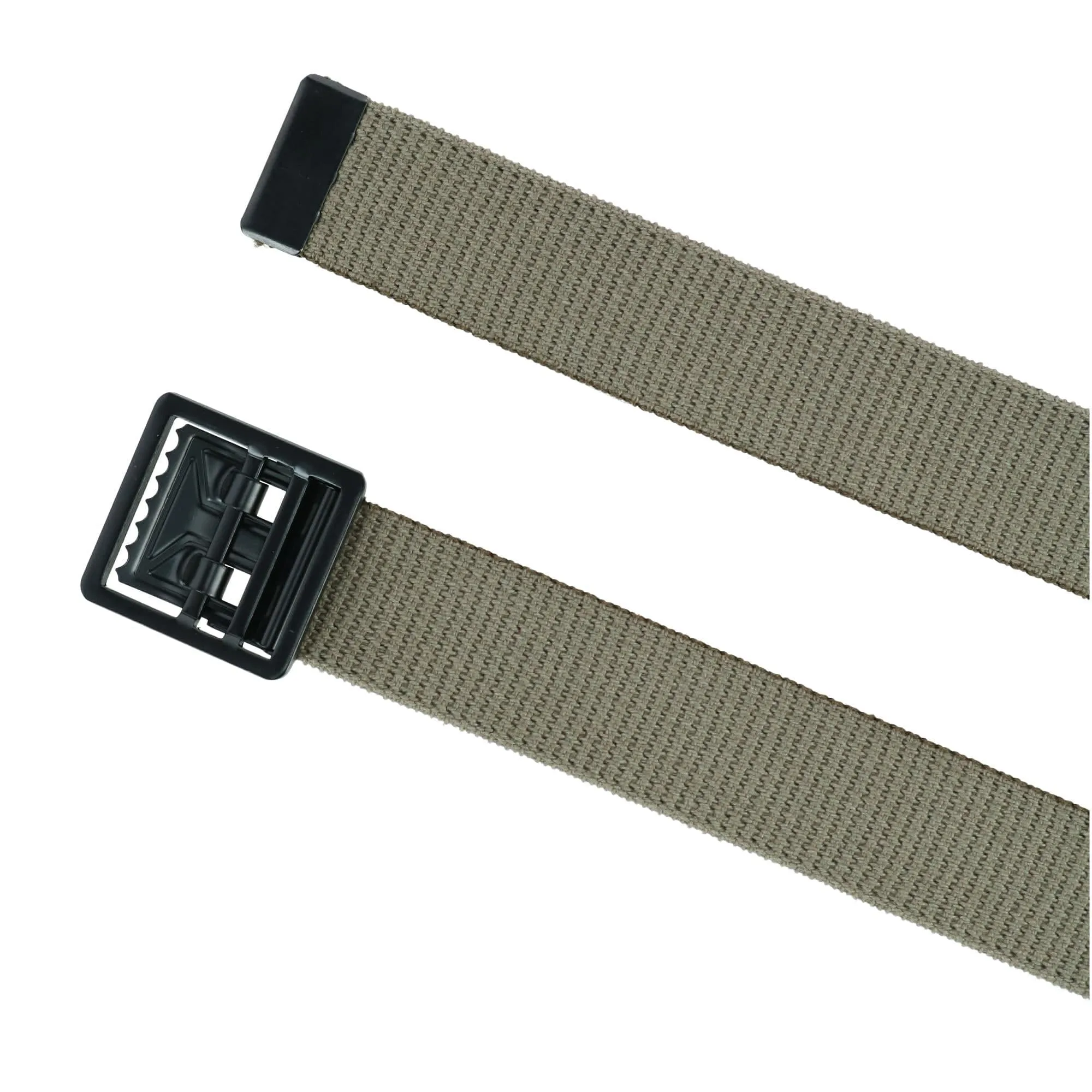 CTM® Men's Big & Tall Military Grade Belt with Open Face Buckle