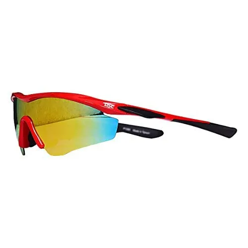 DSC Passion Polarized Cricket Sunglasses Red