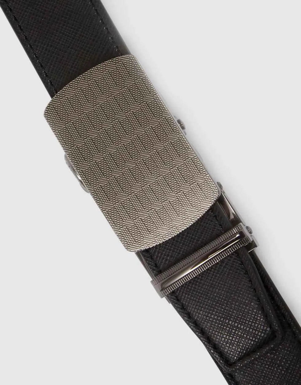 Filigree Crafted Leather Ratchet Belt