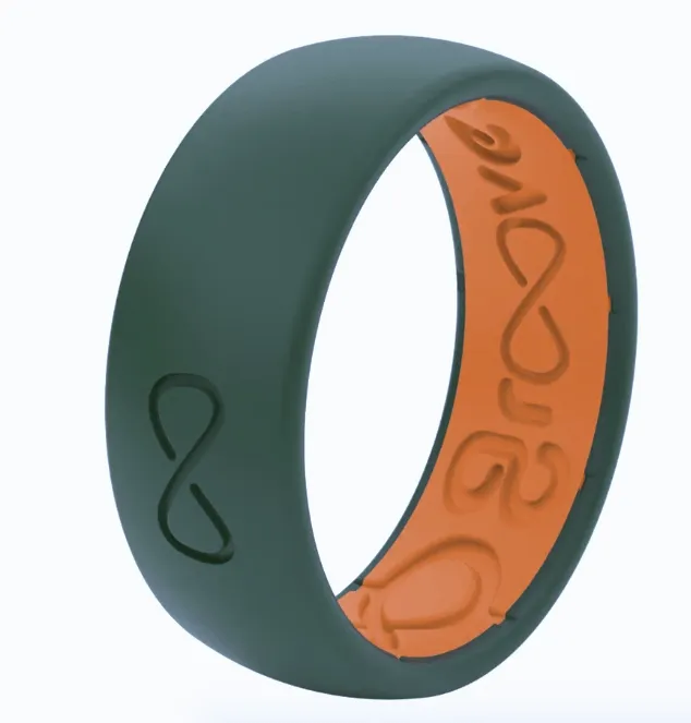 Groove Life Ring Moss Green & Orange