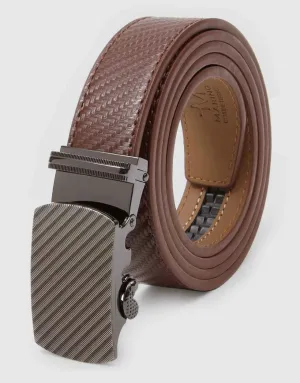 Interlaced Crafted Leather Ratchet Belt