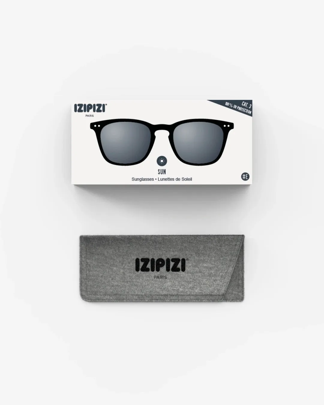 Izipizi Sun #E -   Grey lenses - Black