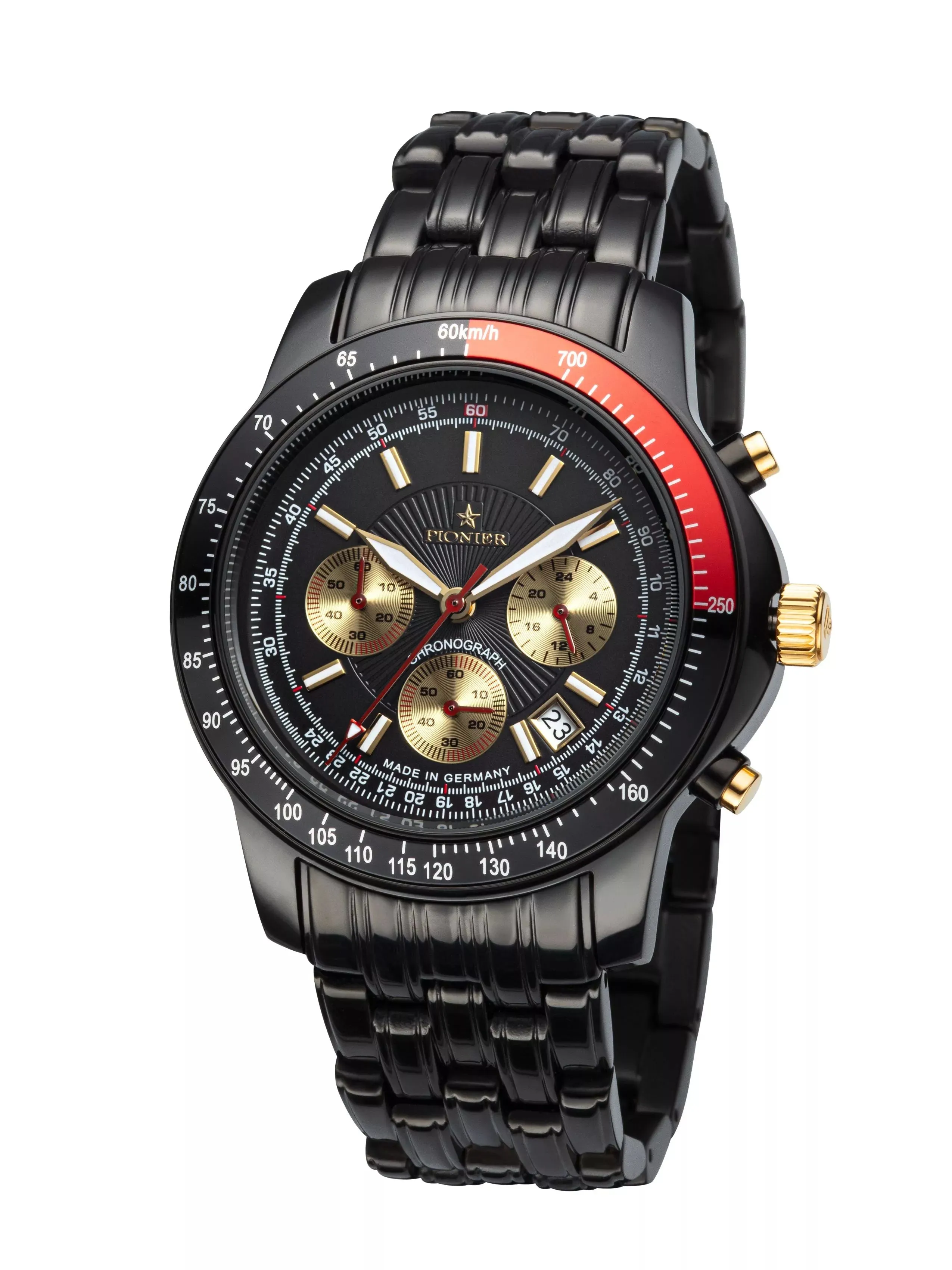 Made in Germany Chronograph - Tirona Pionier - GM-550-12 | Black |