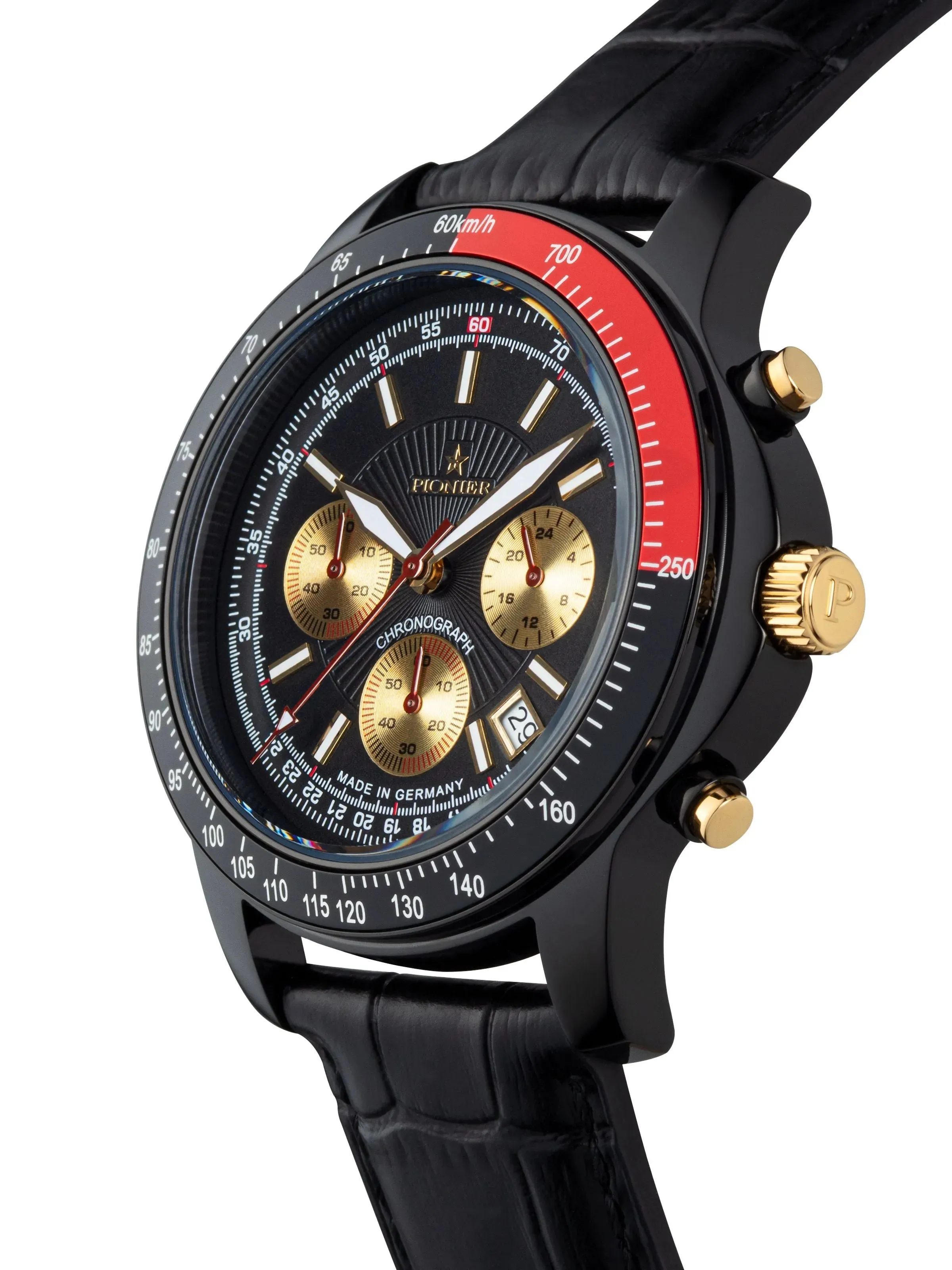 Made in Germany Chronograph - Tirona Pionier - GM-550-6 | Black |