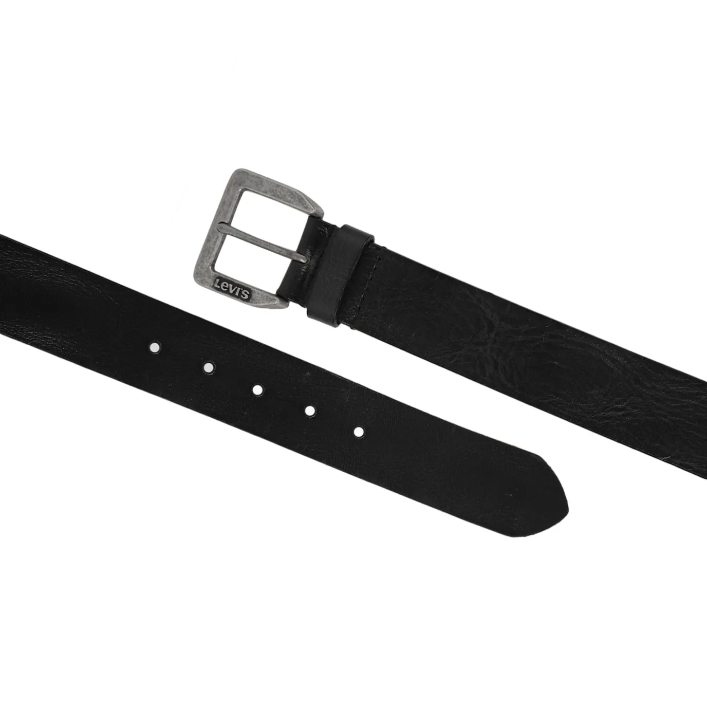 Men's Black Solid Belt