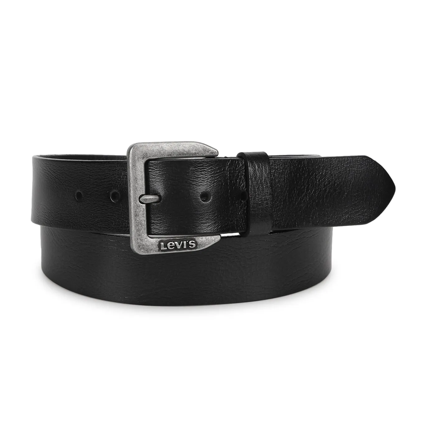 Men's Black Solid Belt