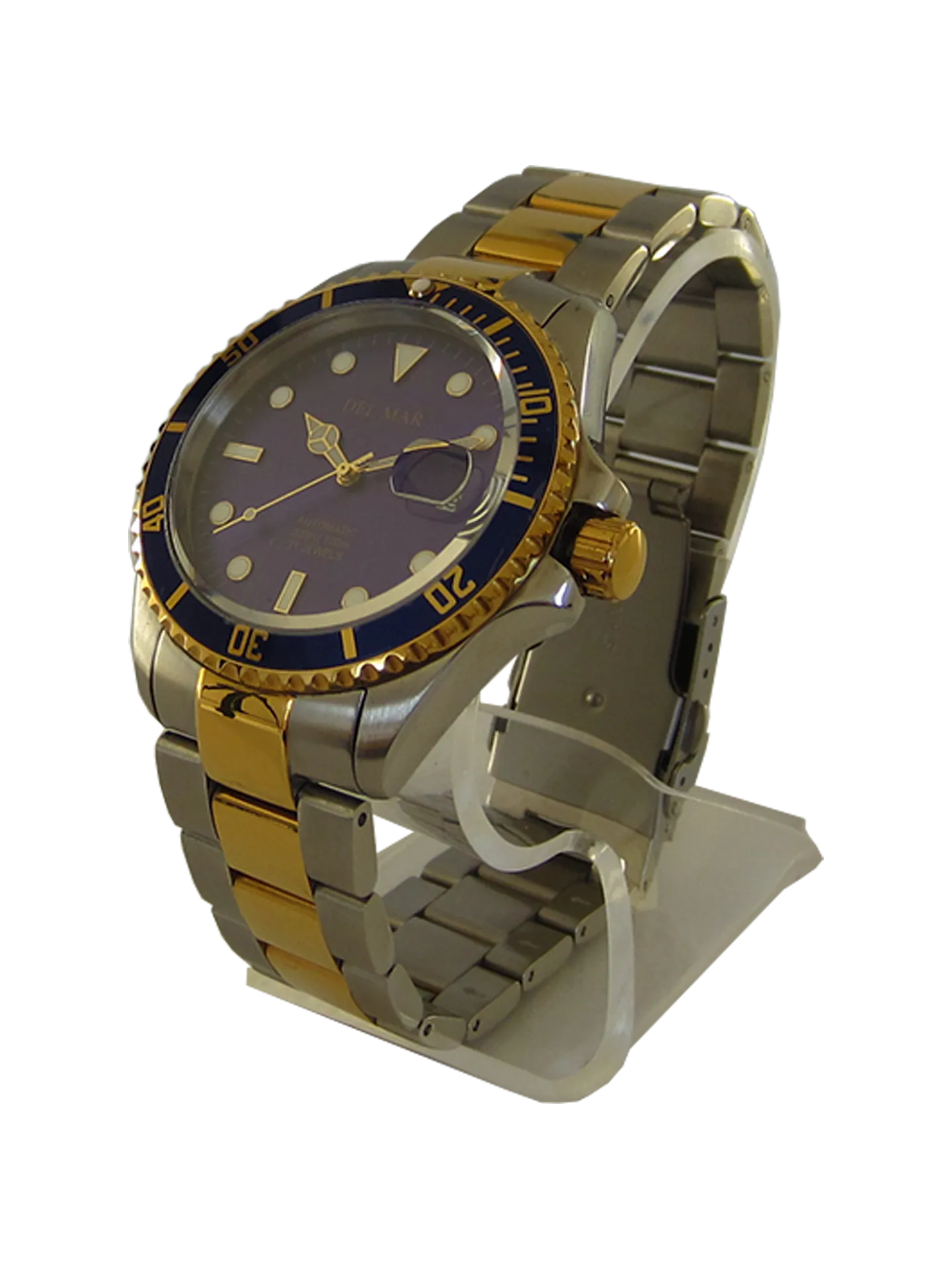 Men's Premier Automatic Watch Blue Dial, Two-Tone SS Band #50388