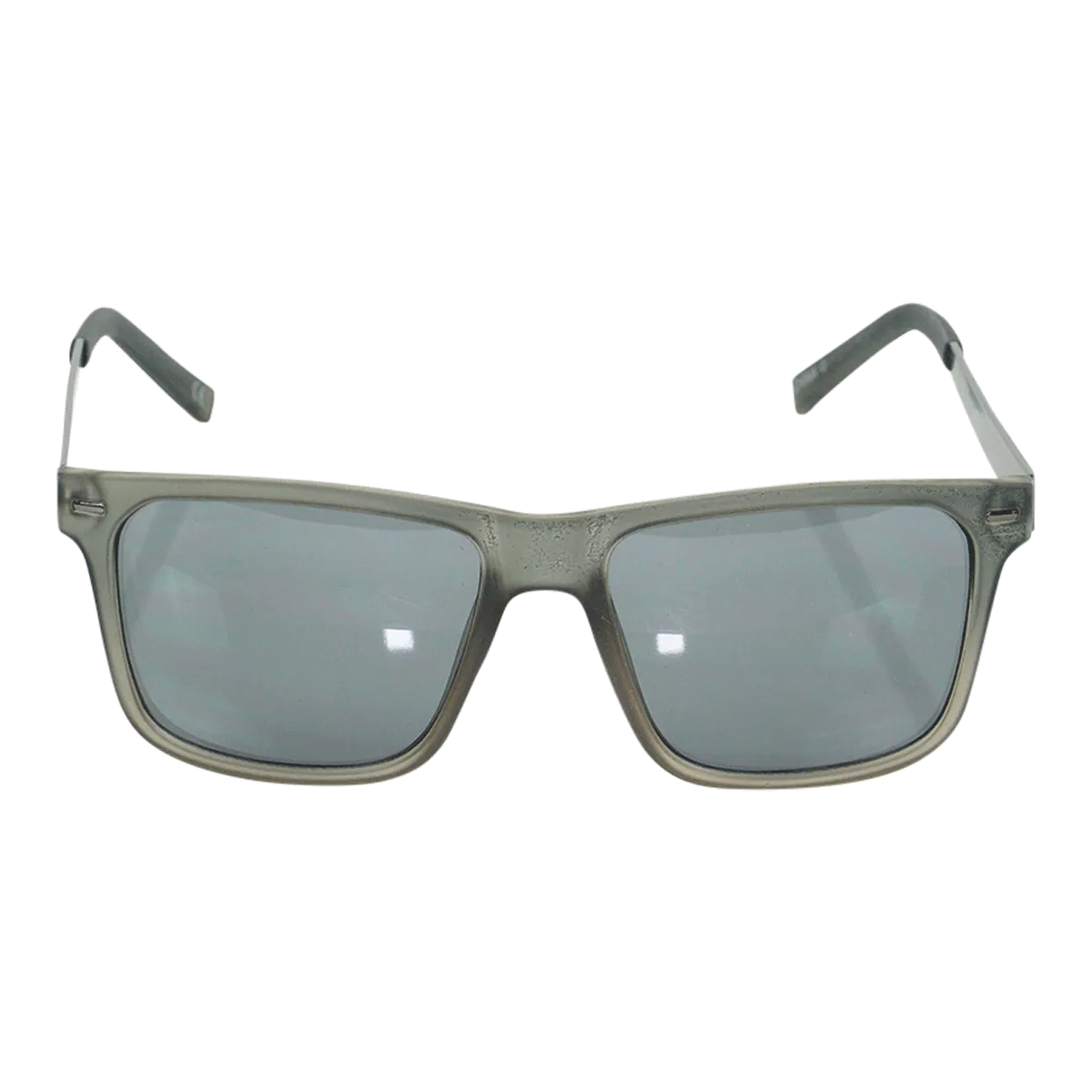 Men's Rectangle Sunglasses Gray/White