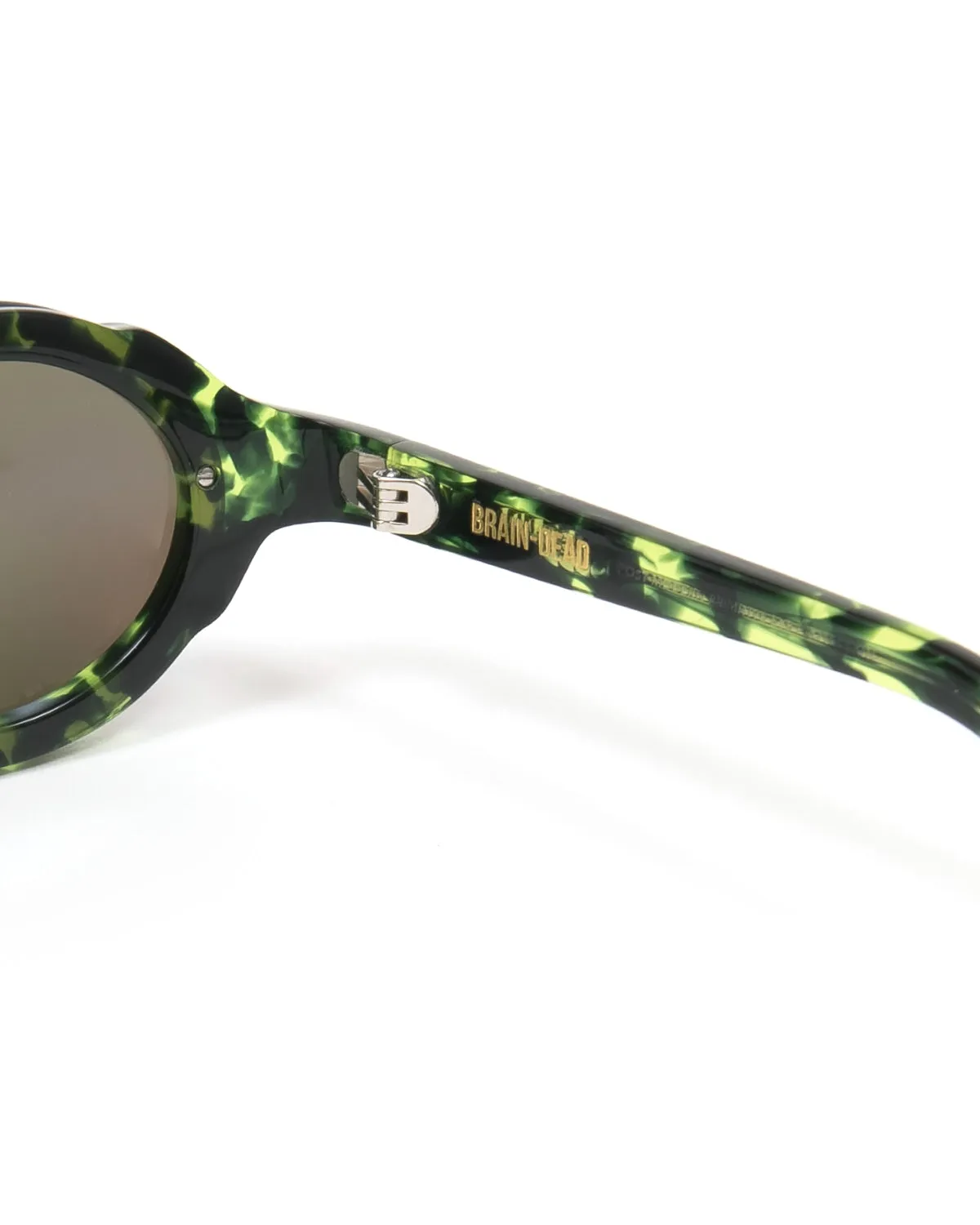 Mutant Post Modern Primitive Eye Protection - Black-Green Tortoise /Blue Reflective