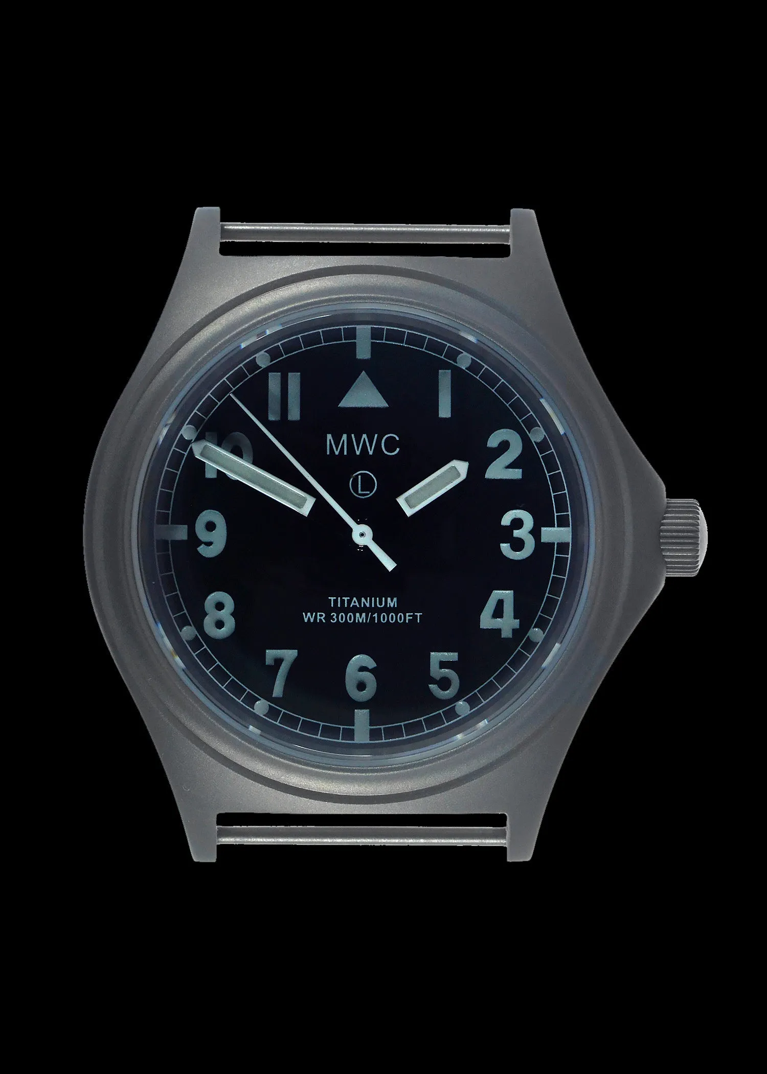 MWC Titanium General Service Watch, 300m Water Resistant, 10 Year Battery Life, Luminova, Sapphire Crystal and 12 Dial Format (Non Date Version)