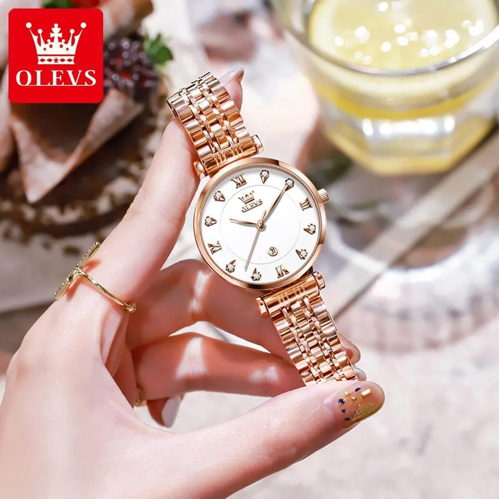 Olevs Hot Selling  Lady's  Beautiful Dress Quartz Watch.