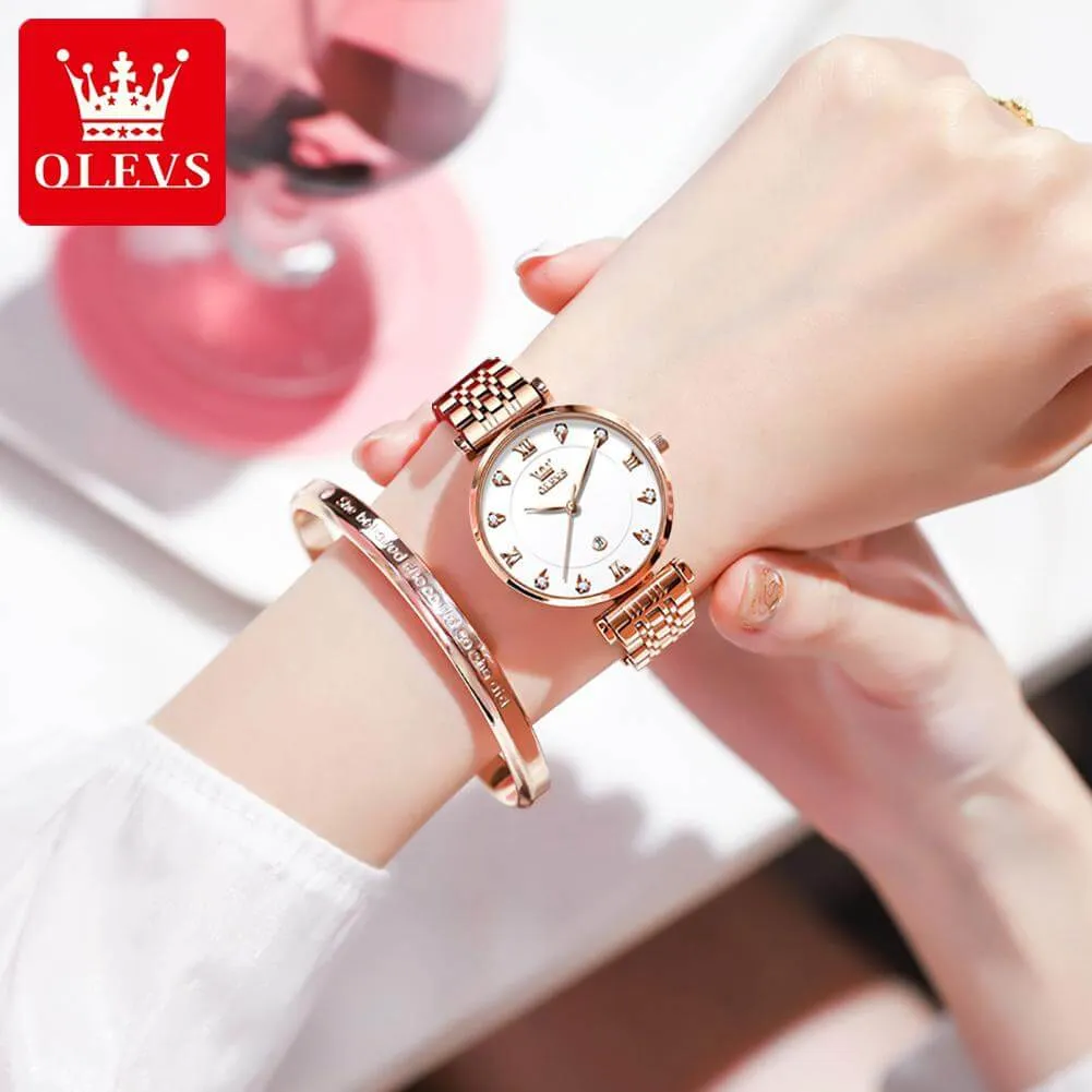 Olevs Hot Selling  Lady's  Beautiful Dress Quartz Watch.