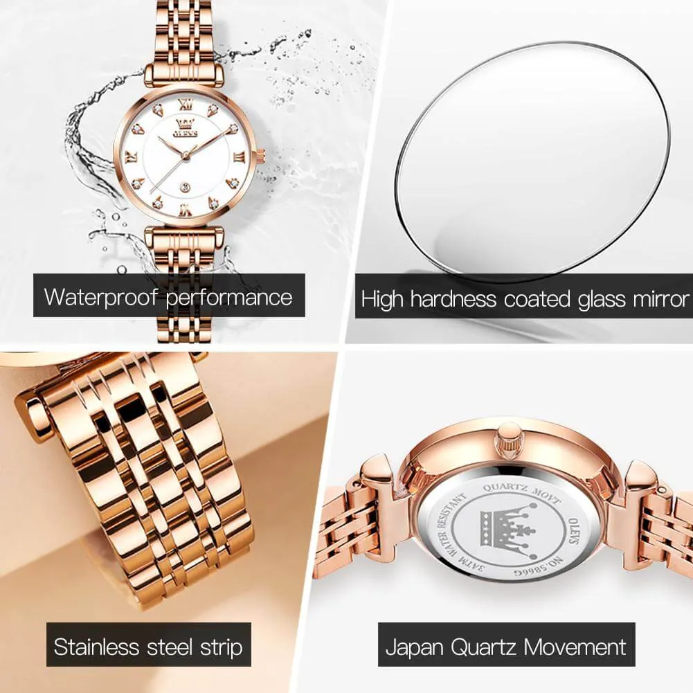 Olevs Hot Selling  Lady's  Beautiful Dress Quartz Watch.