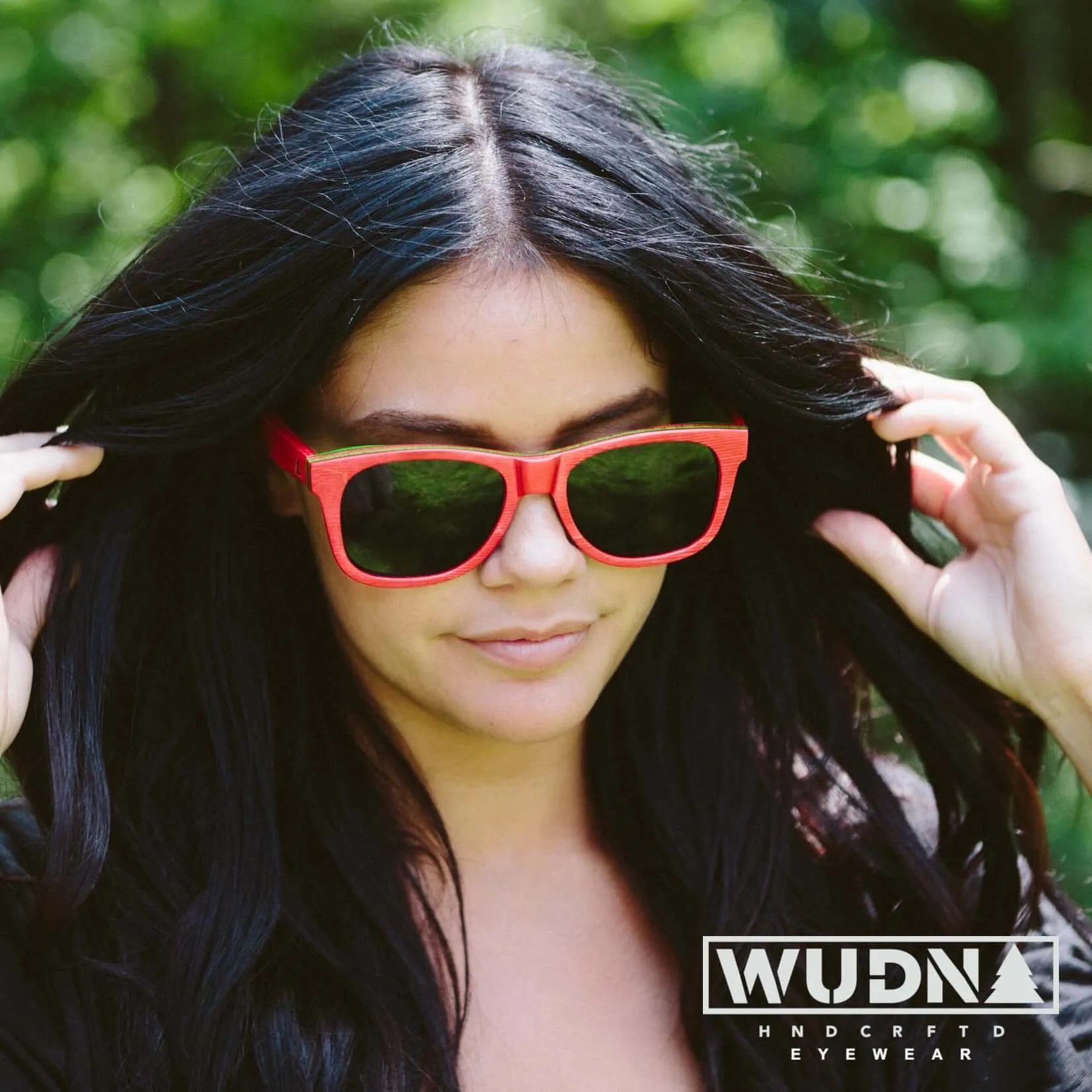 Recycled Skatedeck Bluntslide Red Sunglasses by WUDN