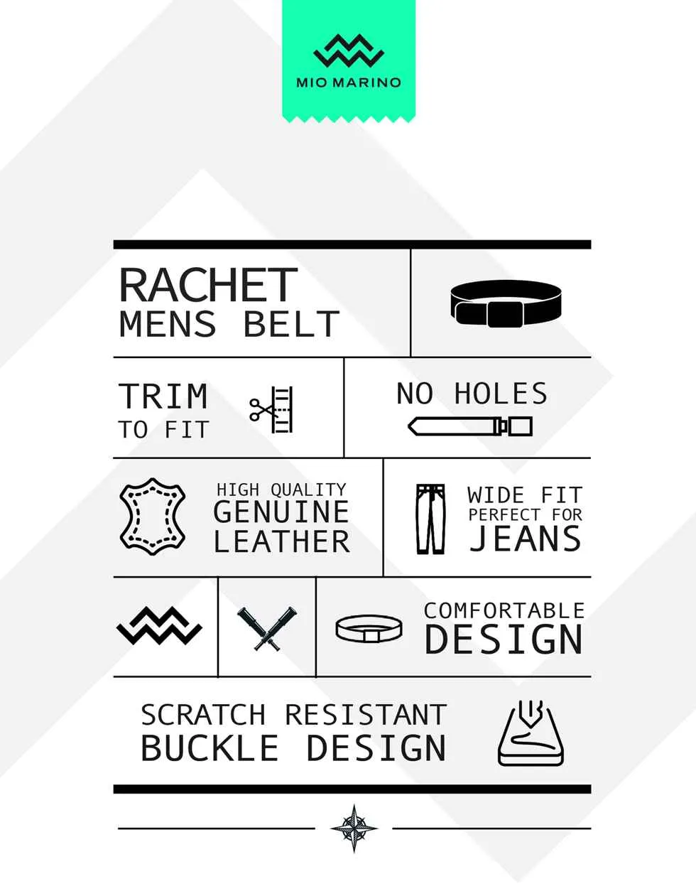 Ringlet Ratchet Casual Belt