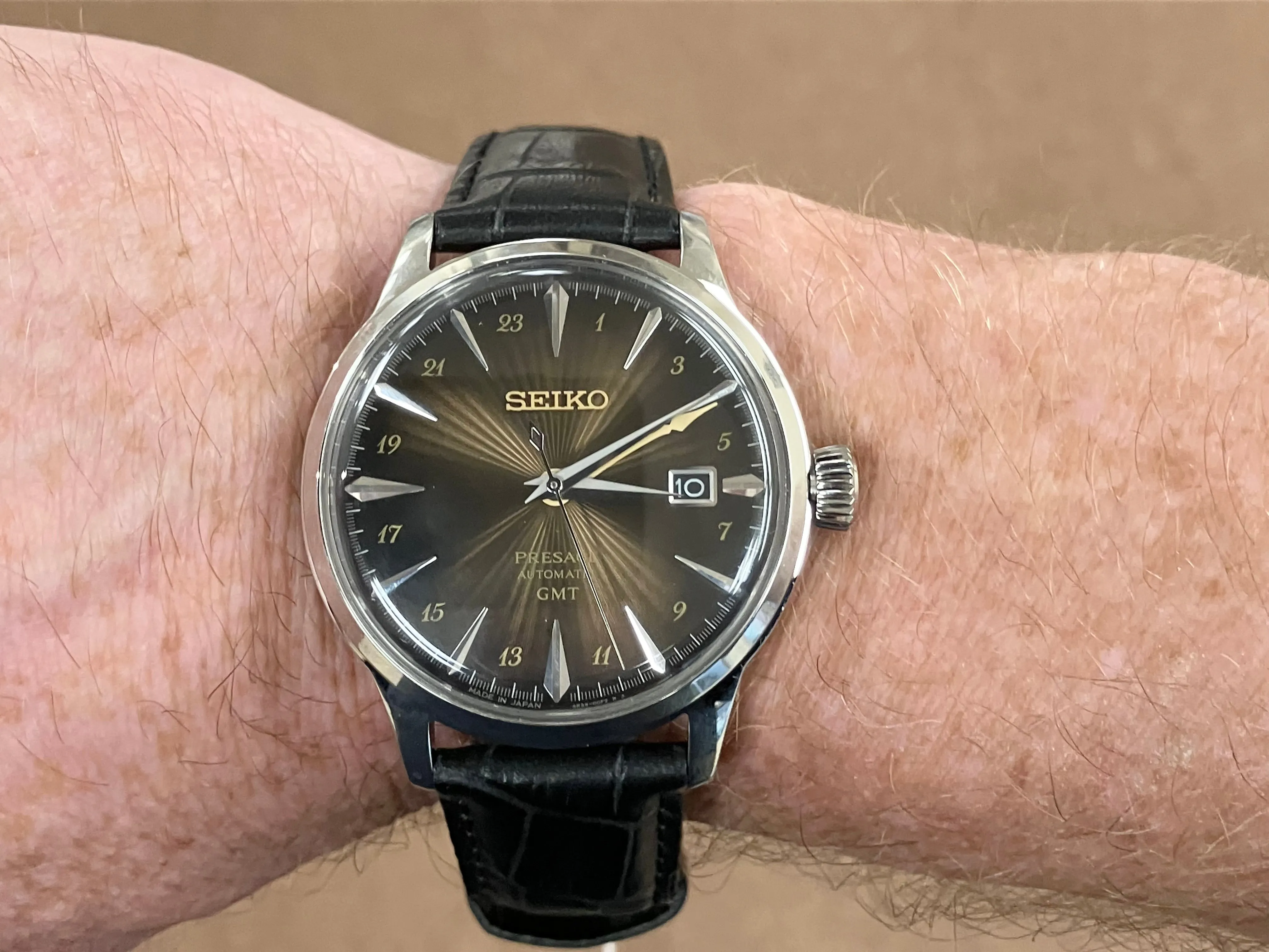 Seiko Presage Automatic With Dual Time Display  Watch