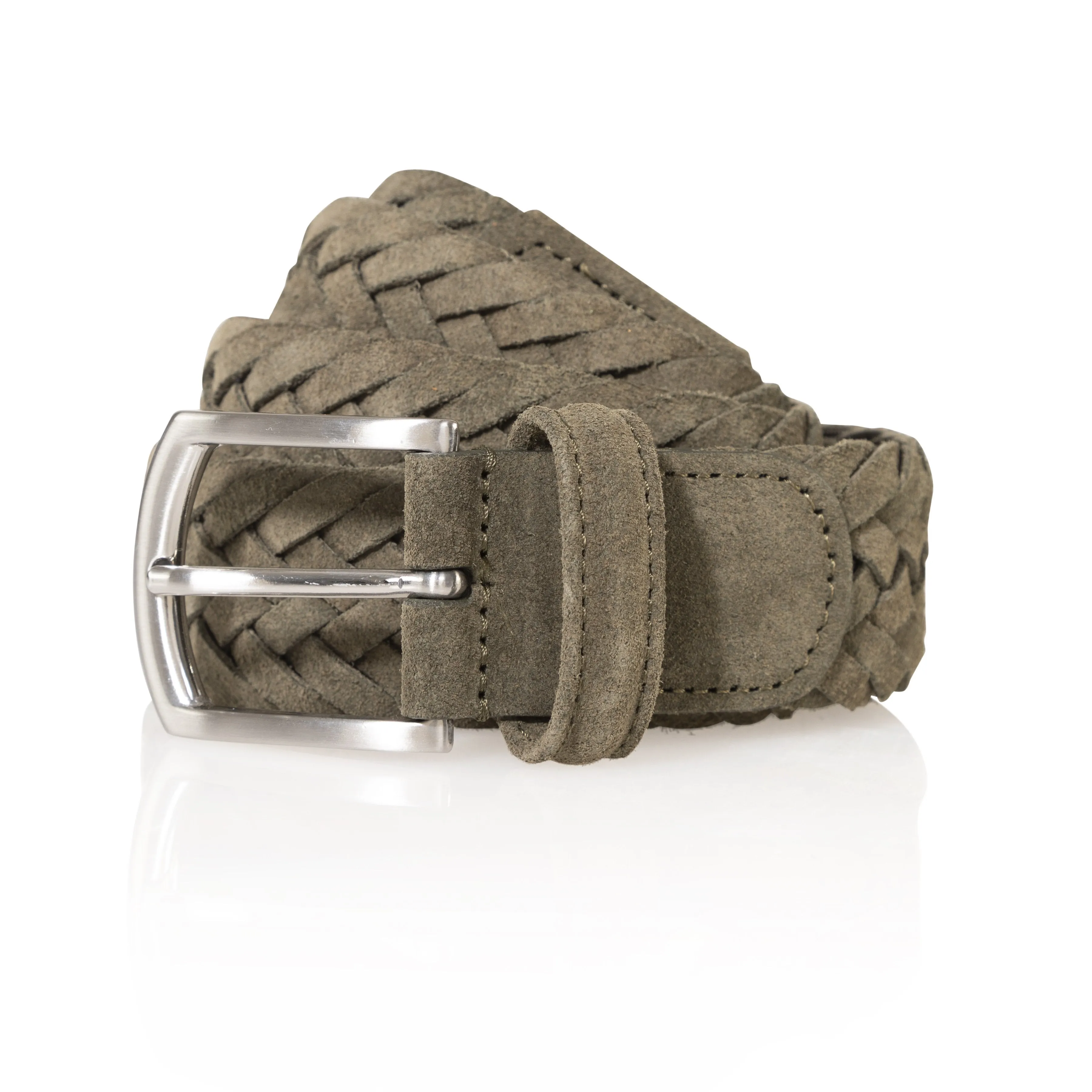 Suede Woven Belt