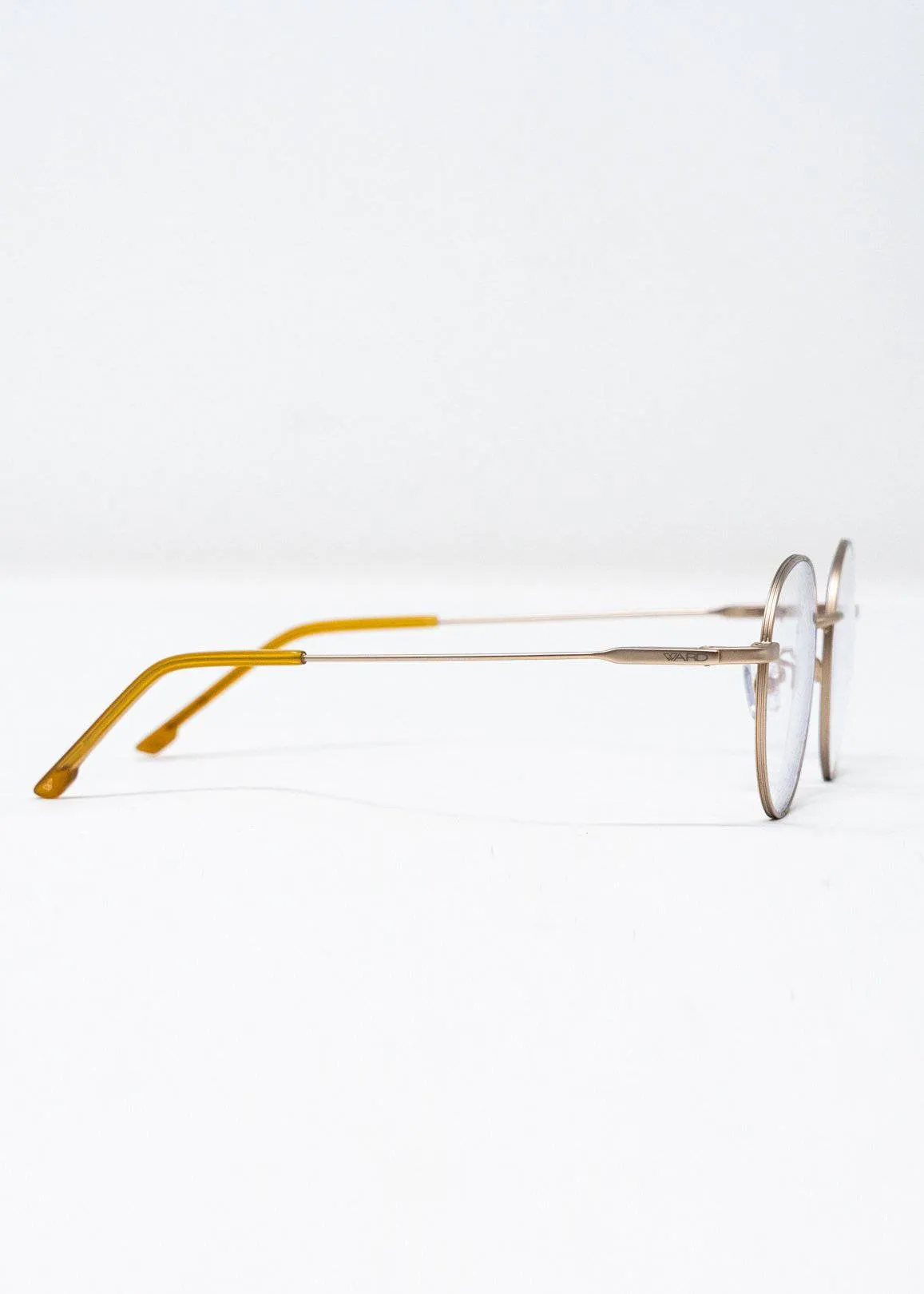 Ward Eyewear Blue Light Blocking Glasses in Baron Satin Gold