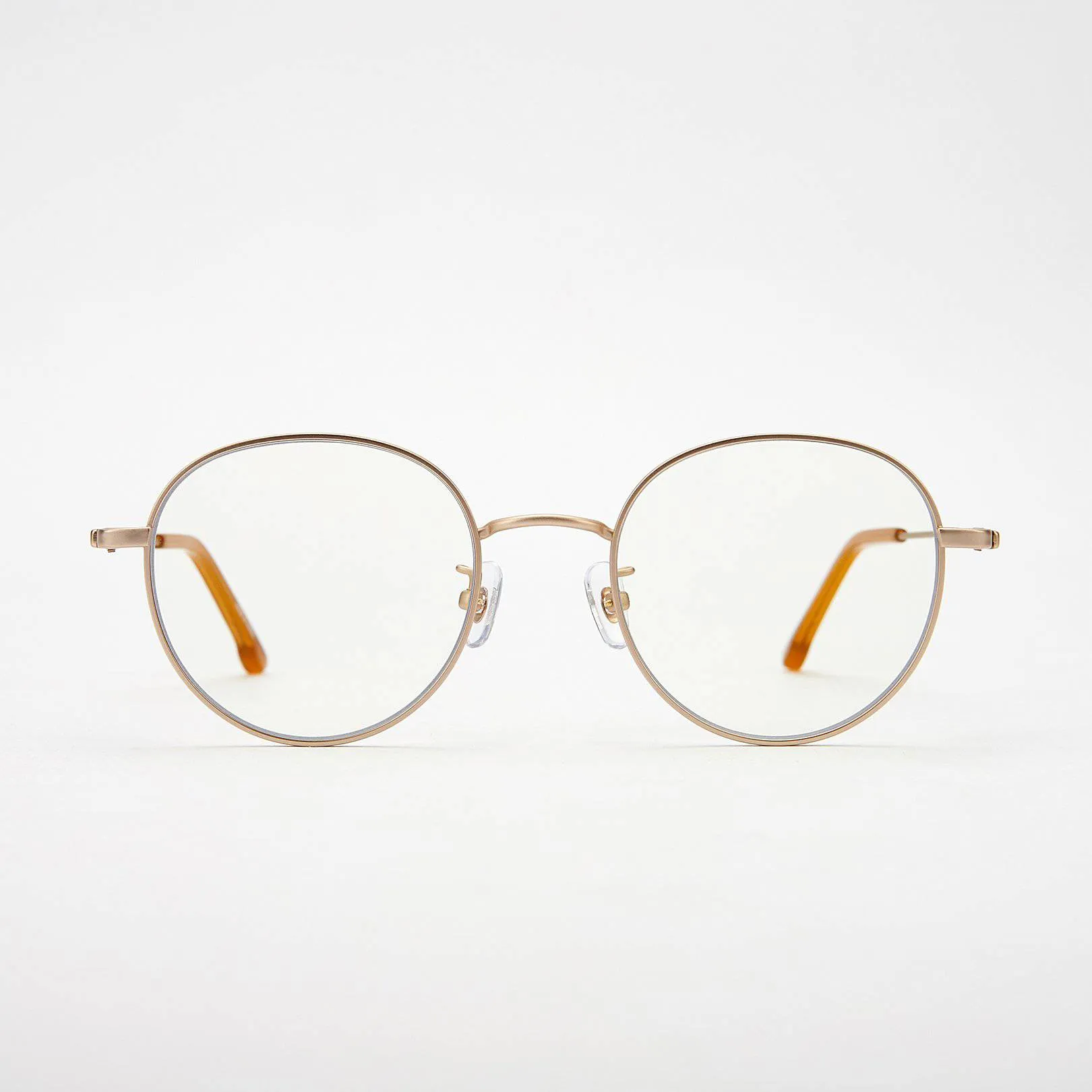 Ward Eyewear Blue Light Blocking Glasses in Baron Satin Gold