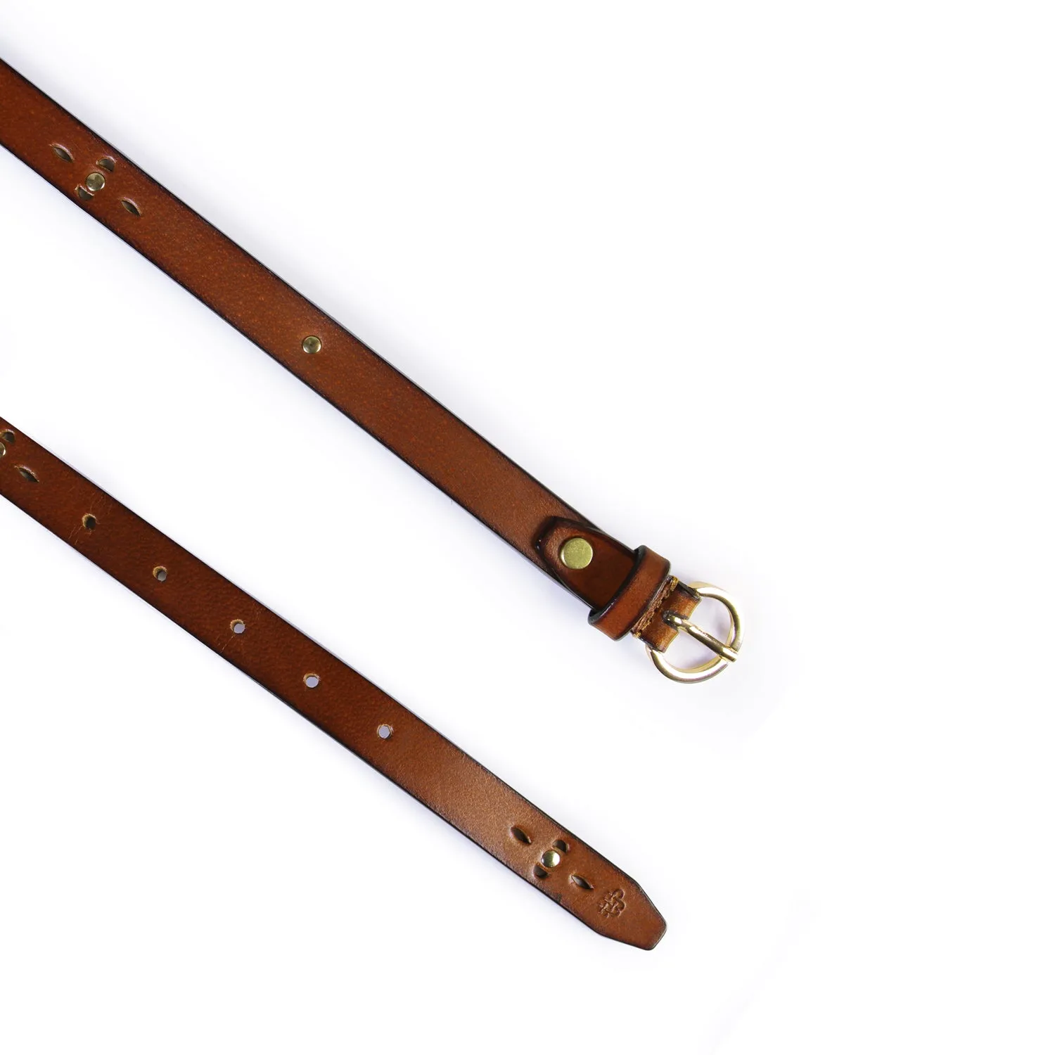 Women's Leather waist Belt - Brown